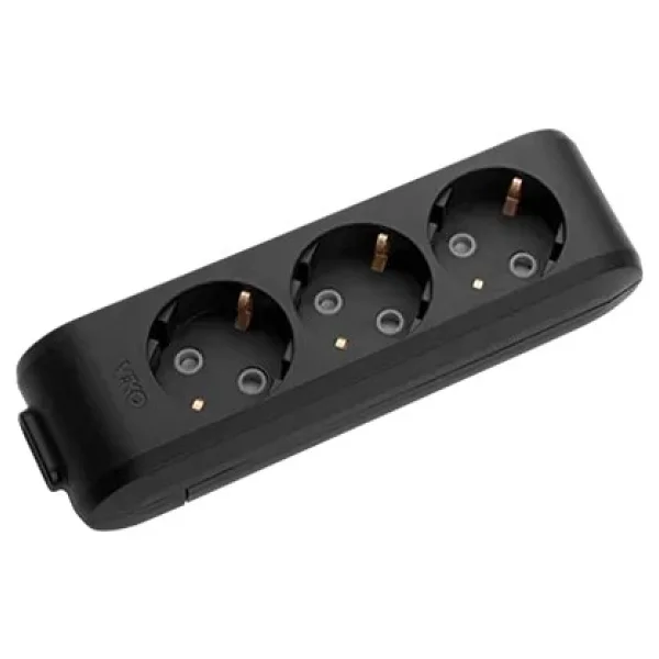 Viko Multi-Let 90133300 Topraklı Kablosuz Siyah 3'lü Priz - Görsel 7