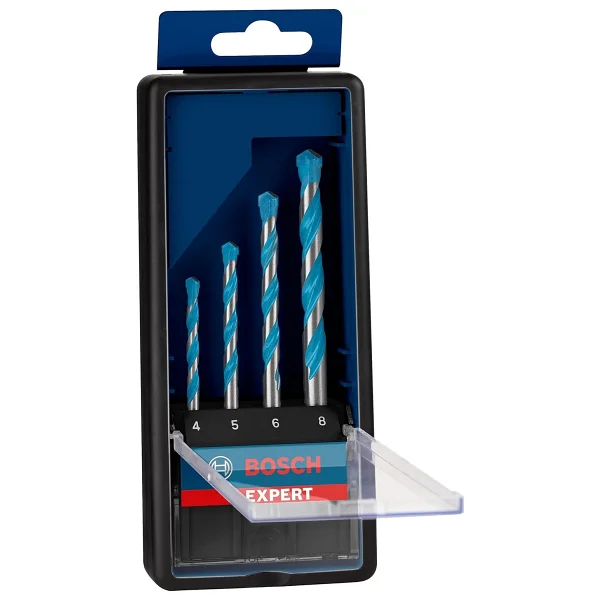 Bosch 4 X Expert Cyl-9 Multiconstruction Matkap Seti (Beton, Yumuşak Fayans, Ø 4-8 Mm, Profesyonel Aksesuar, Darbeli Matkap/Tornavida, Matkap/Tornavida) - Görsel 2