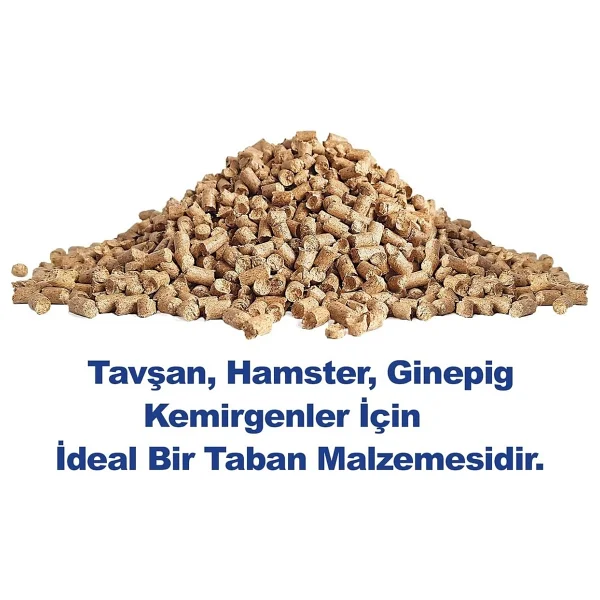 Bonny Nice Doğal Çam Pelet 10 Lt Tavşan Kafes Altlığı - Görsel 2