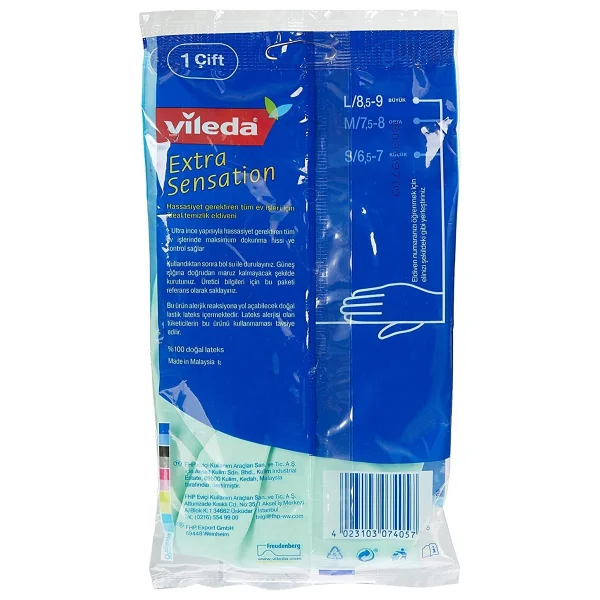 Vileda Extra Sensation Büyük Boy Temizlik Eldiveni - Görsel 2