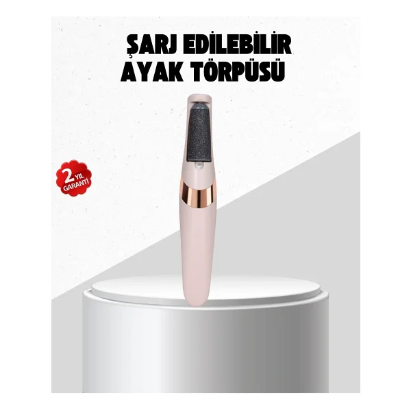 USB Şarjlı Ayak Törpüsü Nasır Temizleyici Elektrikli - Görsel 4