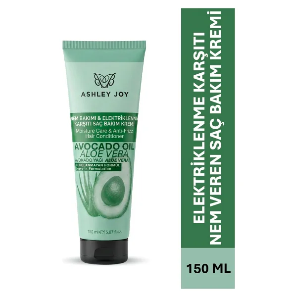 Ashley Joy Elektriklenme Karşıtı Durulanmayan Saç Bakım Kremi 150 Ml - Görsel 8