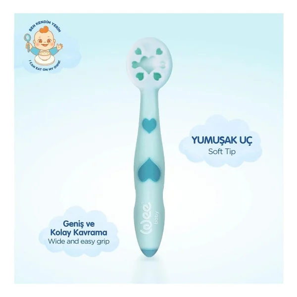 Wee Baby Yumuşak Uçlu Püre Kaşığı - Görsel 8