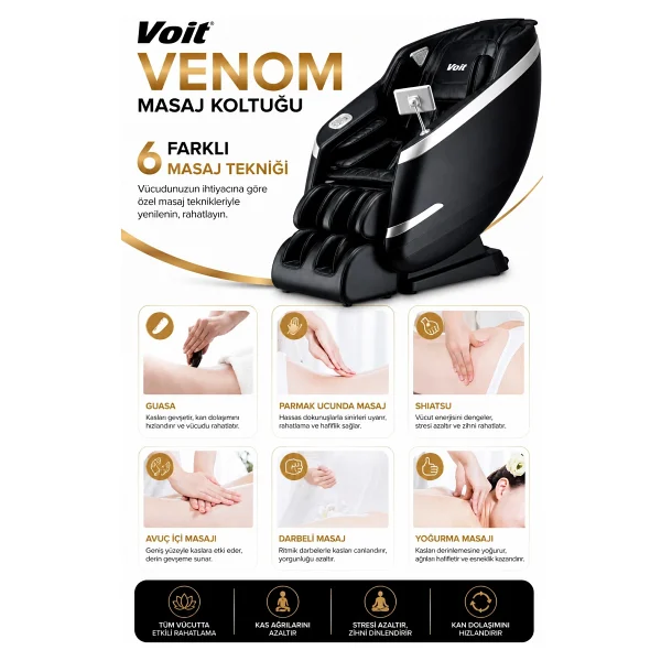 Voit Venom Masaj Koltuğu - Görsel 4