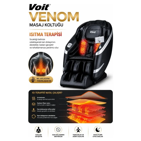 Voit Venom Masaj Koltuğu - Görsel 2