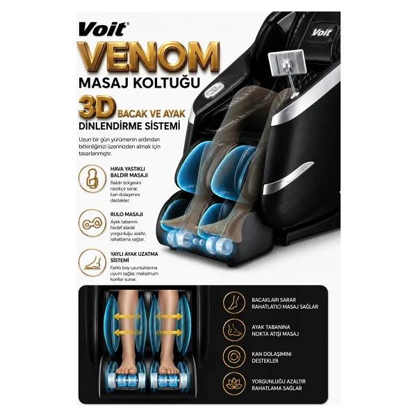 Voit Venom Masaj Koltuğu - Görsel 3