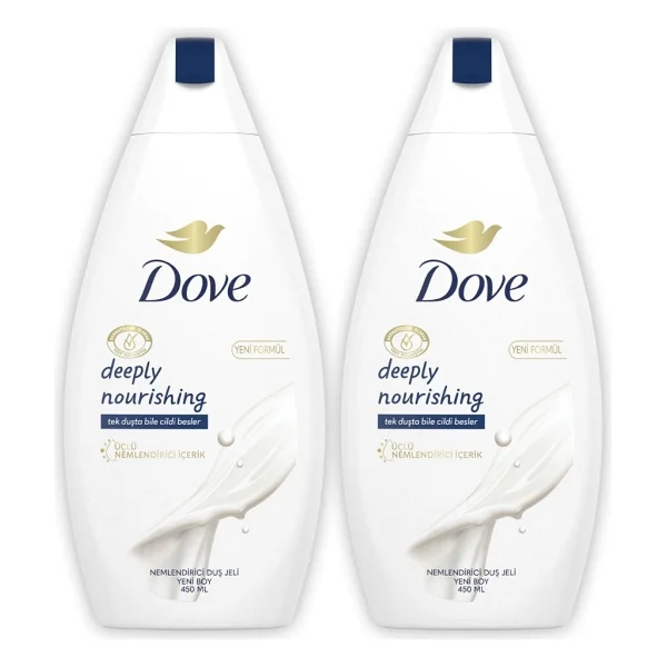 Dove Nemlendirici Duş Jeli Deeply Nourishing 450ml X2 - Görsel 2