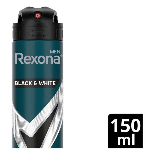 Rexona Men Üstün Koruma Invisible Black & White 150 Ml Erkek Deodorant - Görsel 7