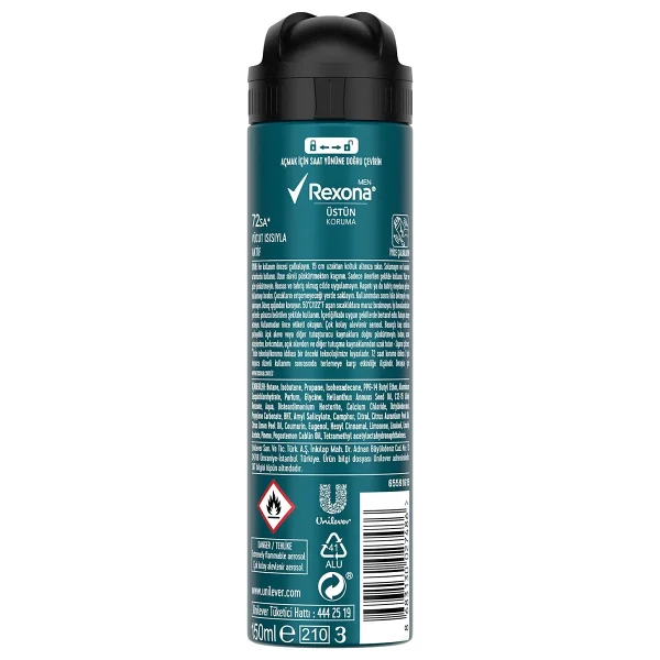 Rexona Men Üstün Koruma Champions 150 Ml Erkek Deodorant - Görsel 8