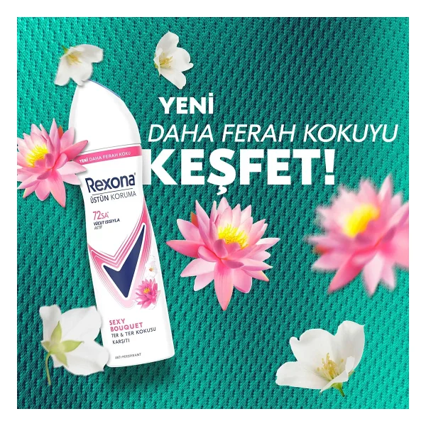 Rexona Üstün Koruma Sexy Bouqet 150 Ml Kadın Deodorant - Görsel 4