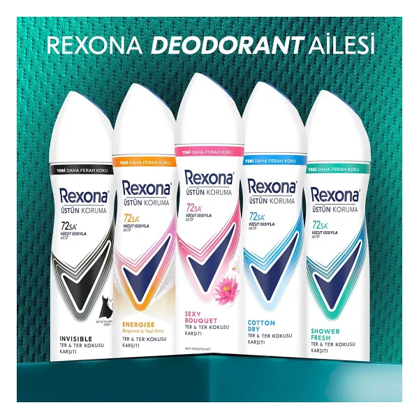 Rexona Üstün Koruma Sexy Bouqet 150 Ml Kadın Deodorant - Görsel 6