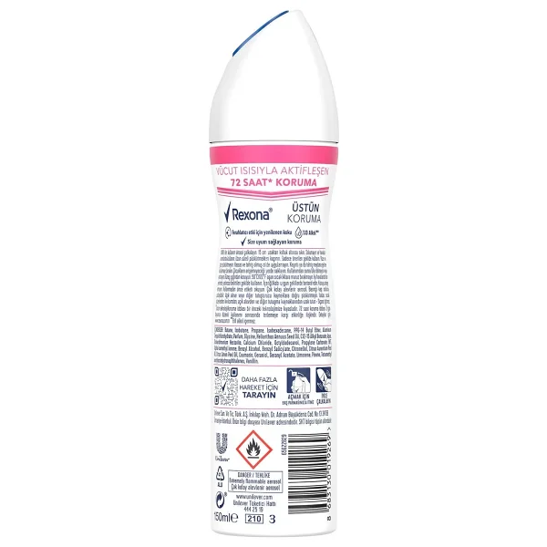 Rexona Üstün Koruma Sexy Bouqet 150 Ml Kadın Deodorant - Görsel 7