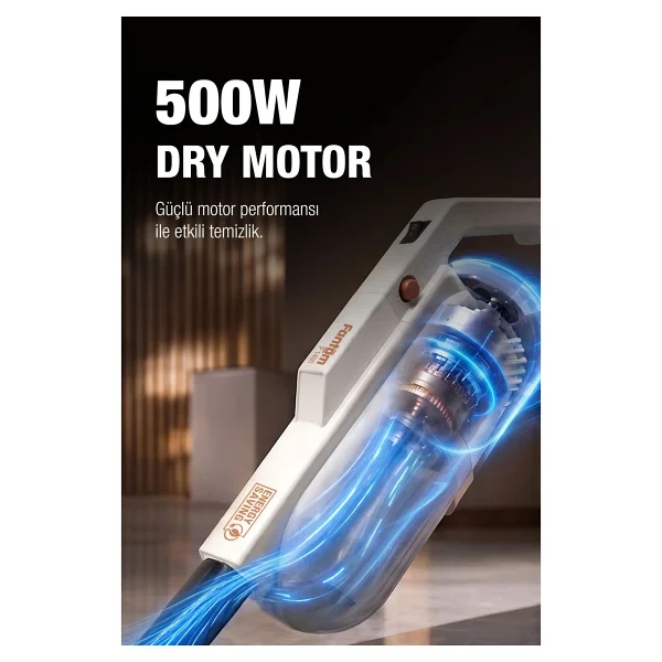 Fantom Praticmop P1400 Islak Kuru Elektrikli Dikey Süpürge - Görsel 7