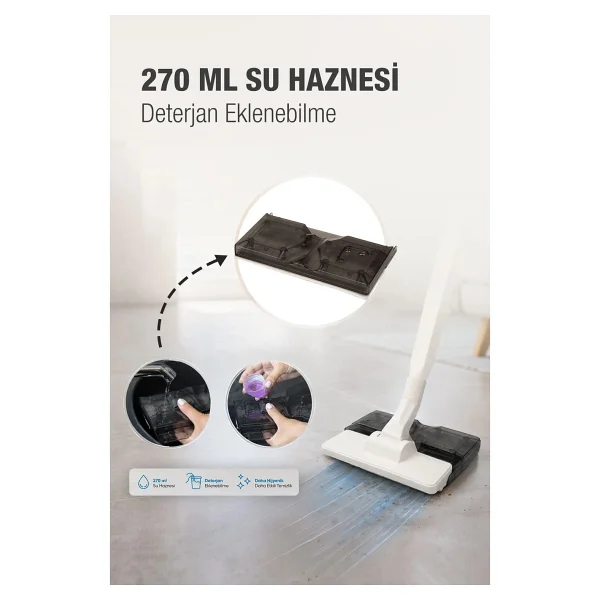 Fantom Praticmop P1400 Islak Kuru Elektrikli Dikey Süpürge - Görsel 9
