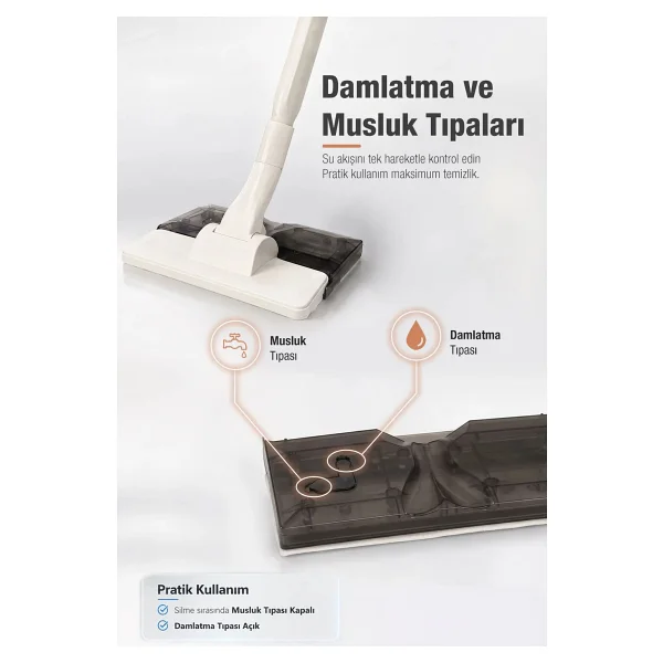 Fantom Praticmop P1400 Islak Kuru Elektrikli Dikey Süpürge - Görsel 10