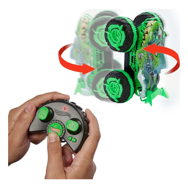 Hot Wheels Monster Trucks 1:15 Mutant Kaosu Arazi Aracı Great Bite Rc Araba Jmm76 - Görsel 2