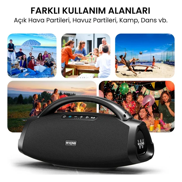 W-King X20s Bluetooth Hoparlör - Görsel 6