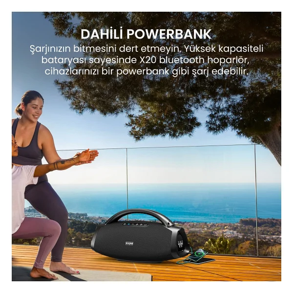 W-King X20s Bluetooth Hoparlör - Görsel 7