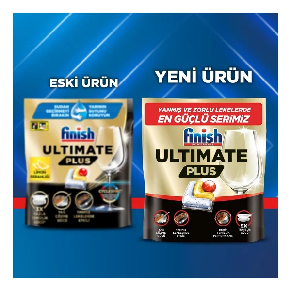 Finish Ultimate Plus Bulaşık Makinesi Tableti 40'lı - Görsel 7