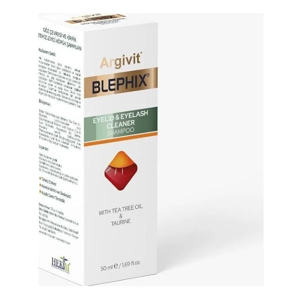 Argivit Blephix Göz Çevresi Ve Kirpik Temizleyici Köpük 50 Ml Göz Şampuanı - Görsel 2