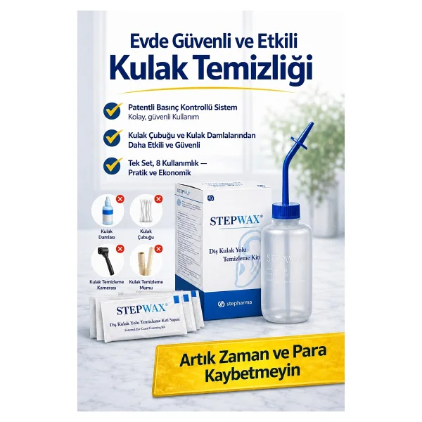 Stepwax Kolay Dış Kulak Yolu Kir Temizleme Seti - Görsel 9