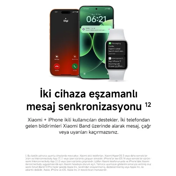 Xiaomi Smart Band 10 Pro Akıllı Bileklik - Görsel 3