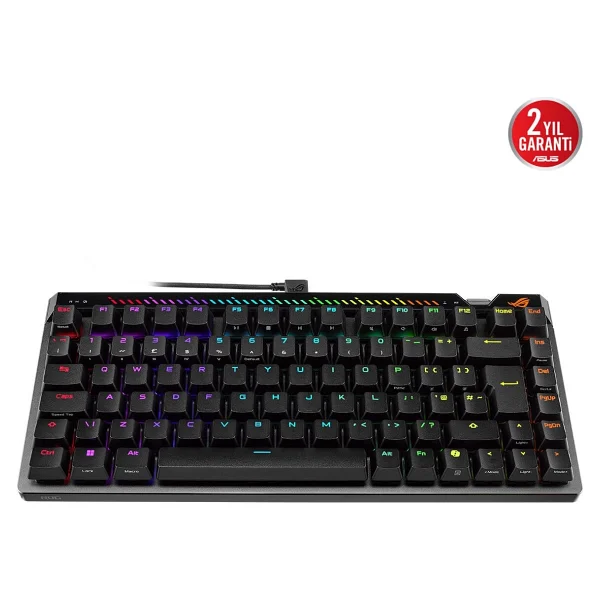 Asus Rog Falchion Ace 75 He RGB %75 Tkl Hfx V2 Magnetic Switch Kablolu Mekanik Oyuncu Klavyesi - Görsel 4