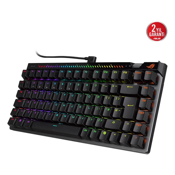 Asus Rog Falchion Ace 75 He RGB %75 Tkl Hfx V2 Magnetic Switch Kablolu Mekanik Oyuncu Klavyesi - Görsel 5