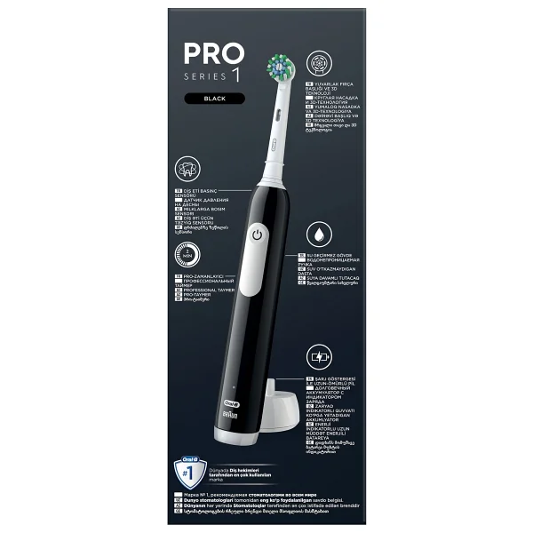 Oral-B Pro Series 1 Siyah Şarjlı Diş Fırçası - Görsel 9