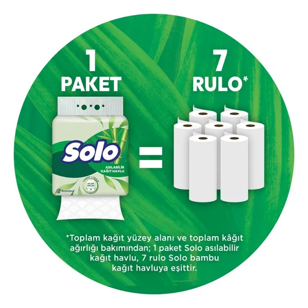 Solo Asılabilir Kağıt Havlu 1=7 12'li - Görsel 4