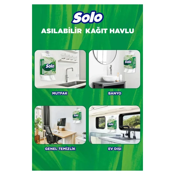 Solo Asılabilir Kağıt Havlu 1=7 12'li - Görsel 6