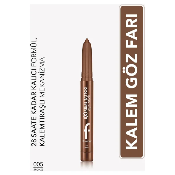 Flormar Extreme Tattoo Asansörlü Stick Göz Farı - Görsel 2