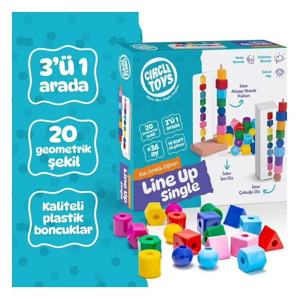 Circle Toys Line Up Bul Sırala Öğren - Görsel 6