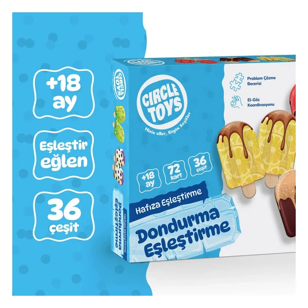 Circle Toys Dondurma Eşleştirme - Görsel 3