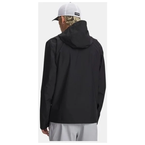 Under Armour Cloudstrike 6009583-001 Kapüşonlu Siyah Erkek Yağmurluk - Görsel 3