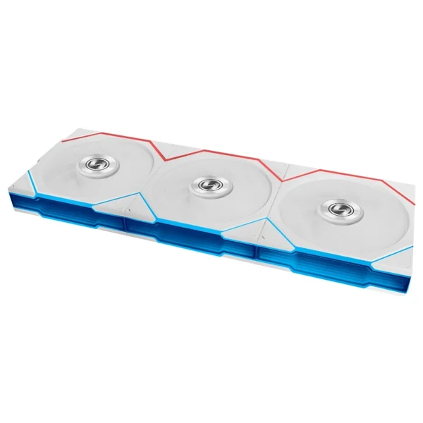Lian Li Uni Fan Reverse Tl Flex G9f.12rtl1f3w.00 Argb Beyaz 3'lü 12 Cm Kasa Fanı - Görsel 4
