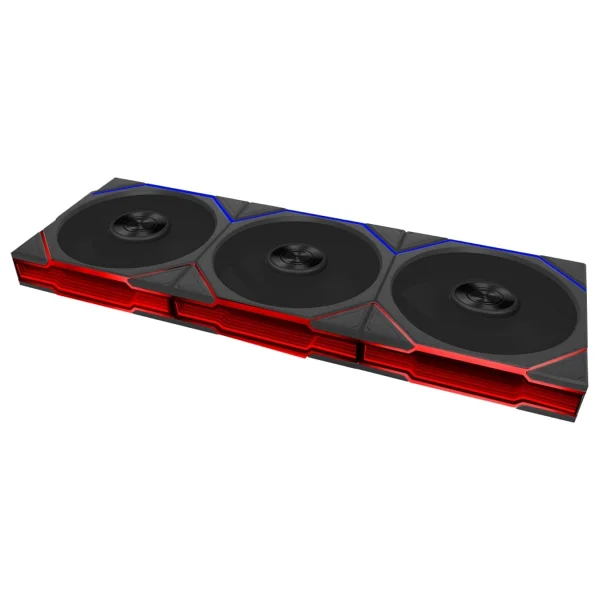 Lian Li Uni Fan Reverse Tl Flex G9f.12rtl1f3b.00 Siyah 3'lü 12 Cm Kasa Fanı - Görsel 4