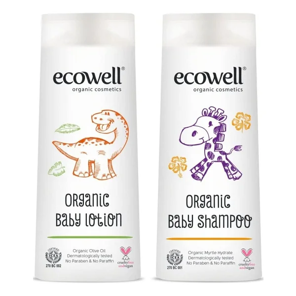 Ecowell Organik Bebek Bakım 2'li Set - Görsel 5