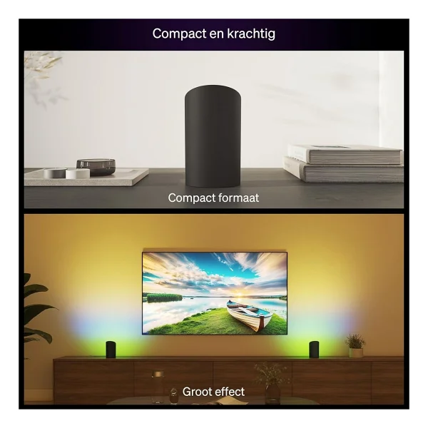 Philips Hue Play Flare 8720169339712 Siyah Akıllı Masa Lambası - Görsel 5