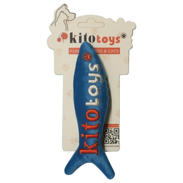 Kito Toys Balık Peluş Kedi Oyuncağı - Görsel 5