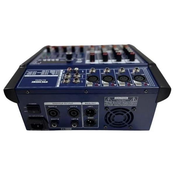 Rose R4-Pm500 2x250 W 4 Kanal Power Mikser - Görsel 3