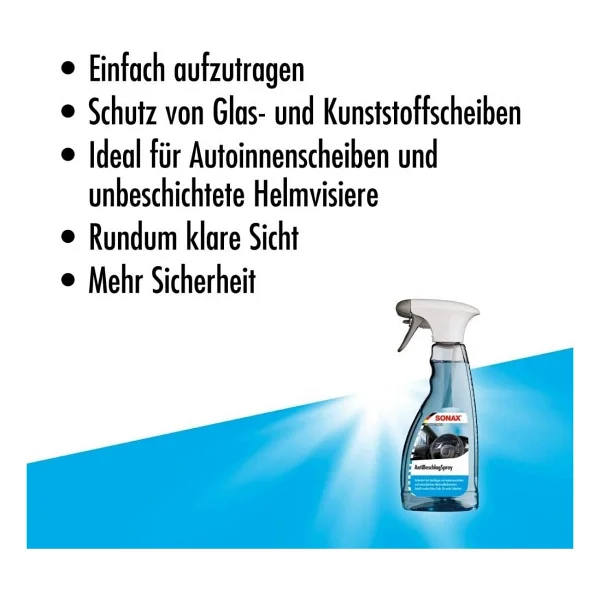 Sonax 500 Ml Buğu Önleyici Sprey - Görsel 3