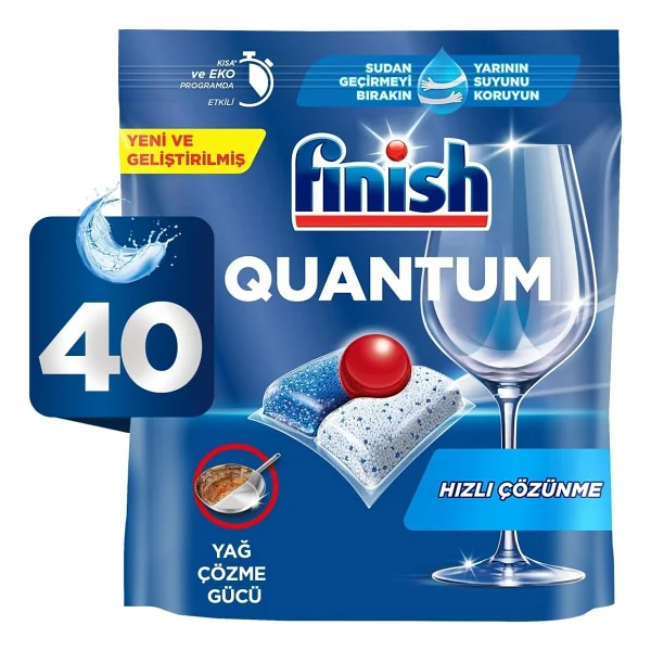Finish Quantum Bulaşık Makinesi Tableti 40'lı - Görsel 2