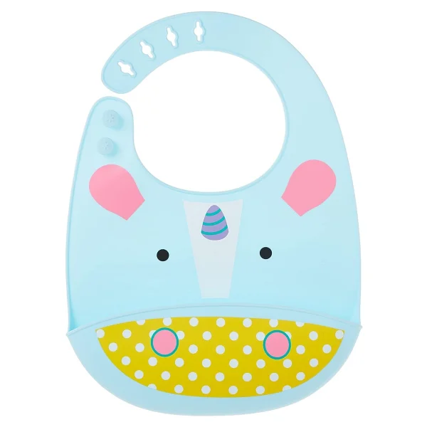 Skip Hop Zoo Silikon Önlük Unicorn - Görsel 6