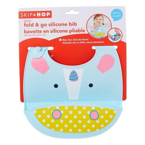 Skip Hop Zoo Silikon Önlük Unicorn - Görsel 5
