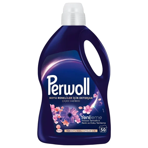 Perwoll Yenileme Çiçek Cazibesi Siyahlar İçin Sıvı Deterjan 50 Yıkama 2.75 Lt - Görsel 6