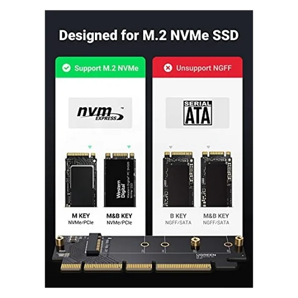 Pcıe 4.0 X4 X8 X16 Uyumlu 64gbps Nvme M.2 SSD Dönüştürücü Adaptör - Görsel 4