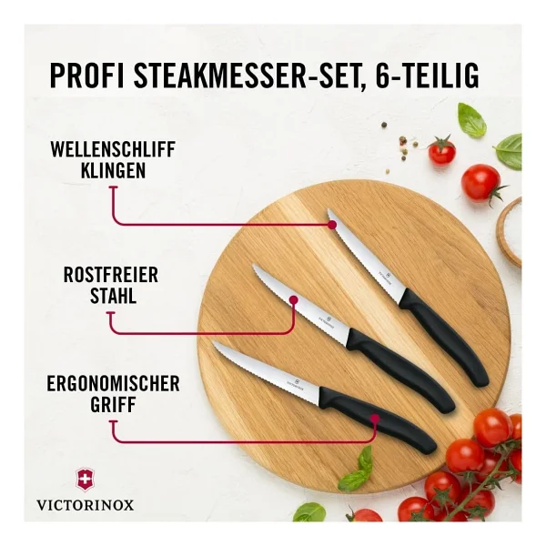 Victorinox Swiss Classic Vt 6.7233.6 6'lı Biftek Bıçak Seti - Görsel 2