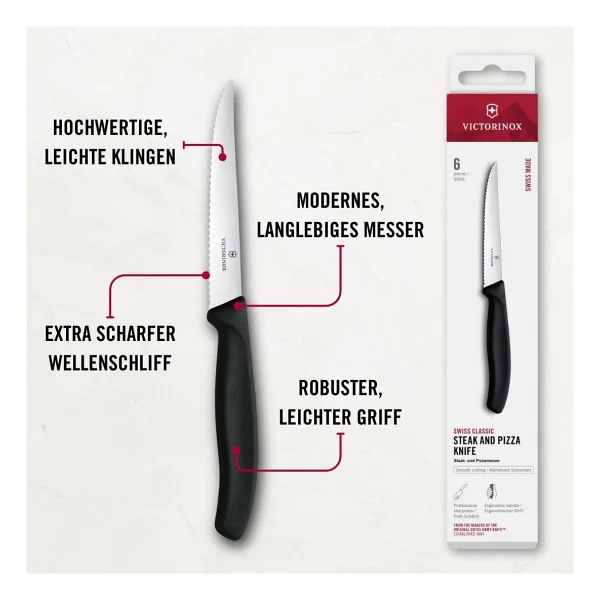 Victorinox Swiss Classic Vt 6.7233.6 6'lı Biftek Bıçak Seti - Görsel 4