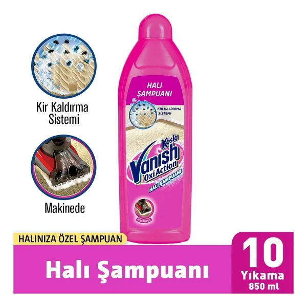 Vanish Kosla Elde Halı Şampuanı 850 Ml - Görsel 2